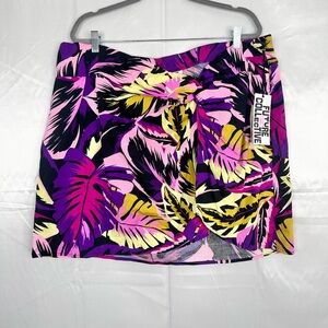 NWT Future Collective Short‎ Skirt Womens Size 22 Multi Color